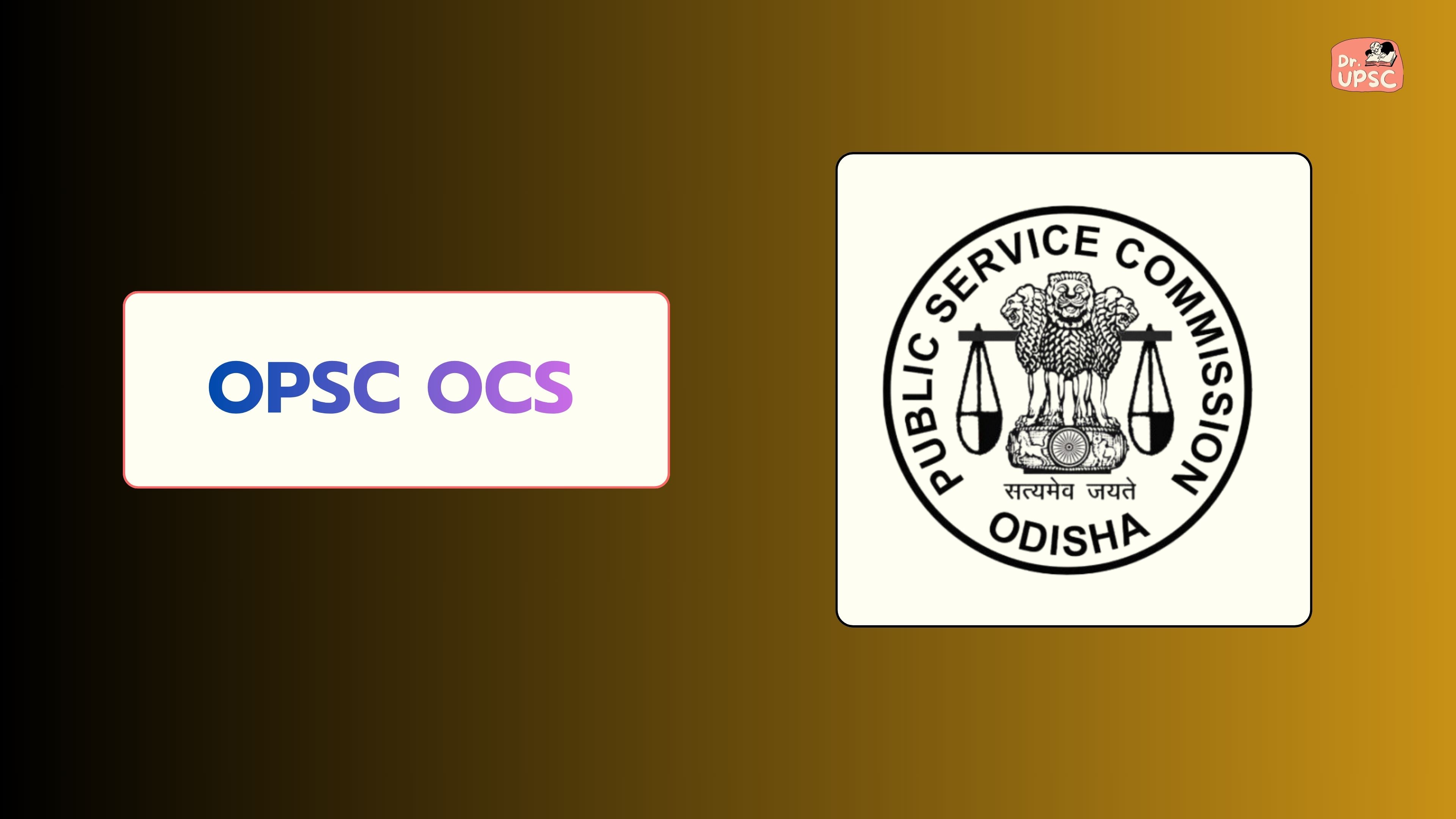 OPSC Odisha Civil Services 2026